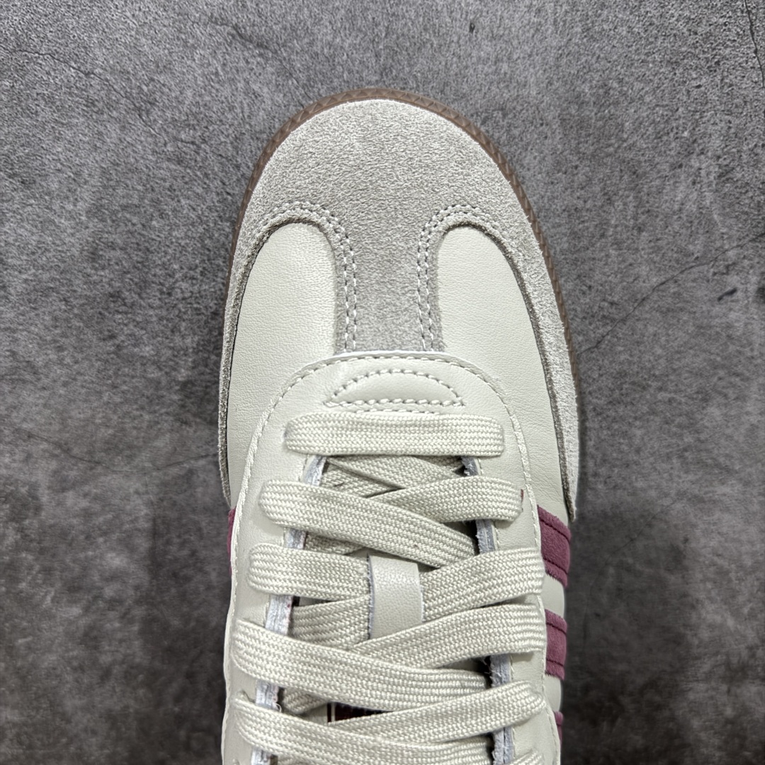 220 Adidas Originals Samba 桑巴德训鞋 灰红 ID1482