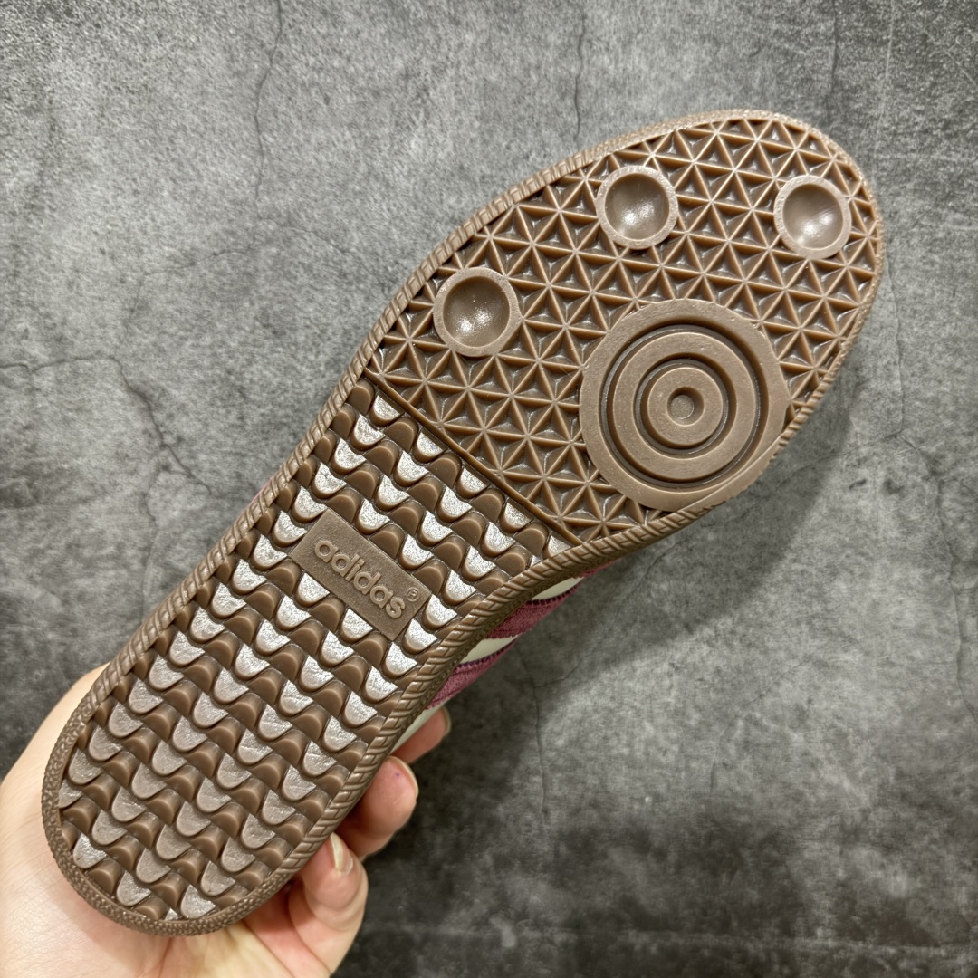 220 Adidas Originals Samba 桑巴德训鞋 灰红 ID1482