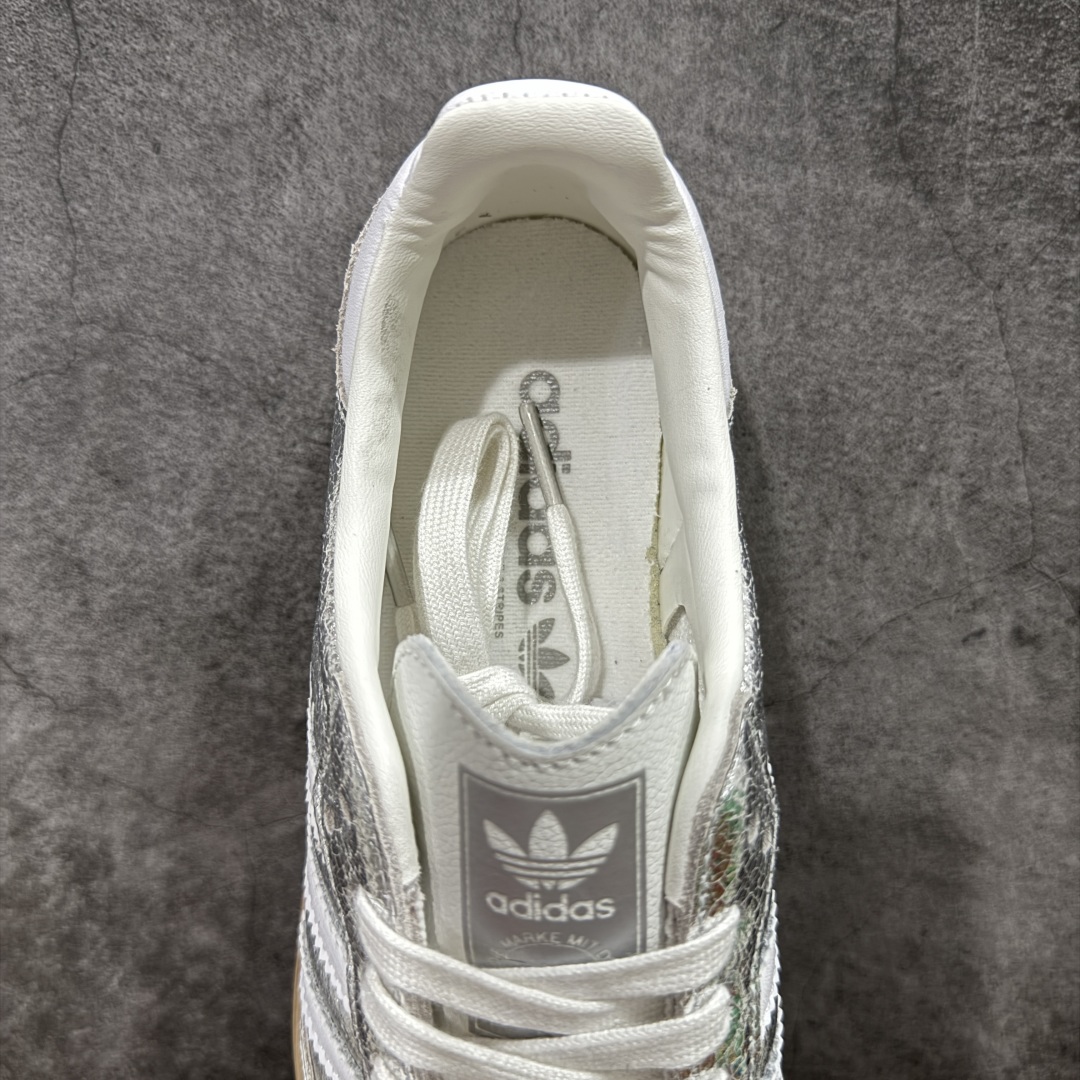 220 【Top纯原】AD Original Samba OG 复古经典轻便板鞋 银色 JR0035