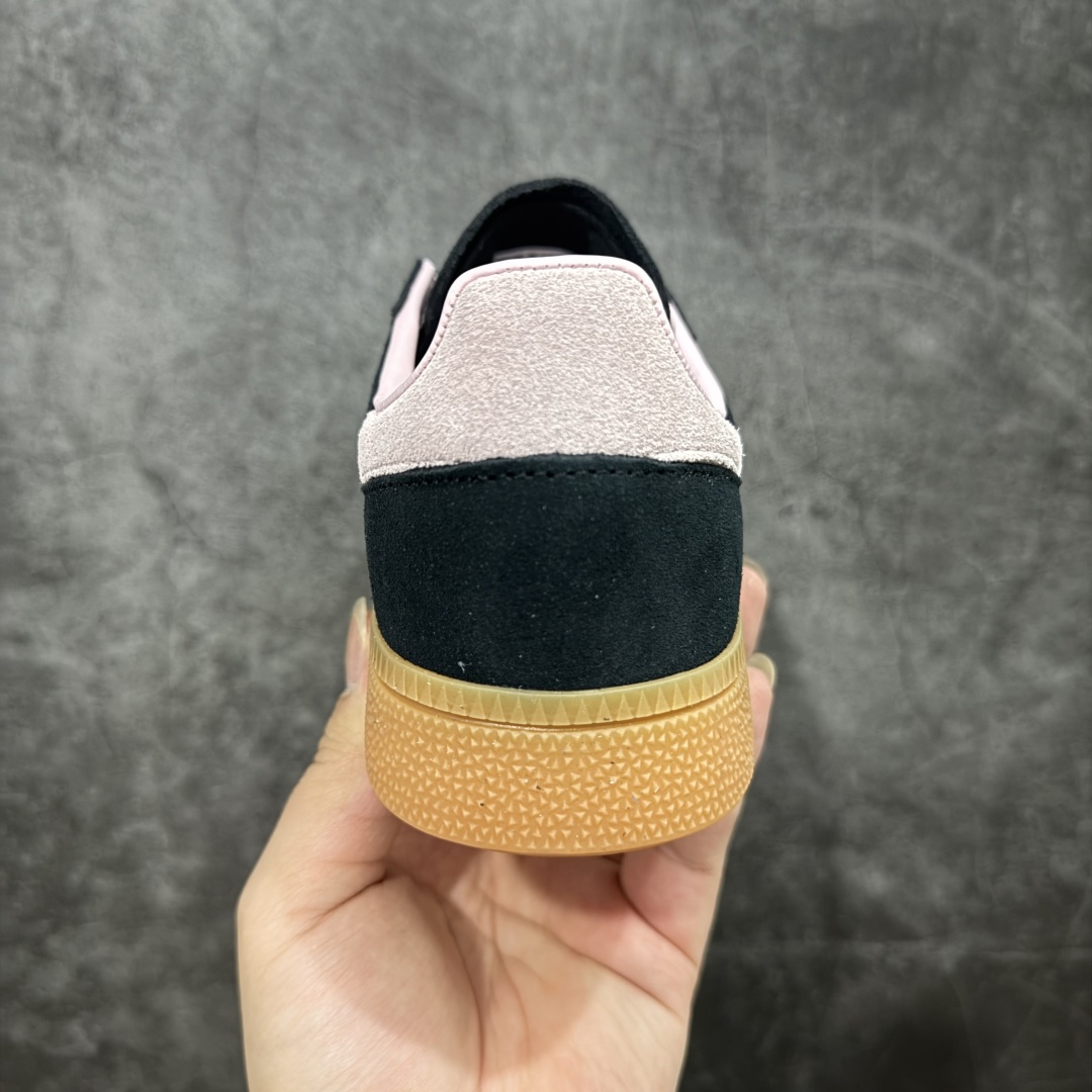 220 【纯原Top版】Adidas Handball Spezial 阿迪达斯经典款牛皮复古休闲板鞋 黑粉生胶 IF7087