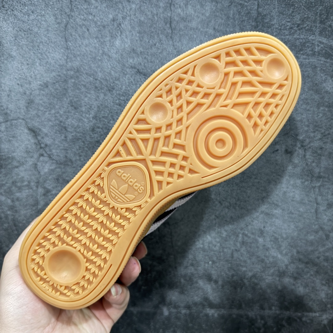 220 【纯原Top版】Adidas Handball Spezial 阿迪达斯经典款牛皮复古休闲板鞋 黑粉生胶 IF7087