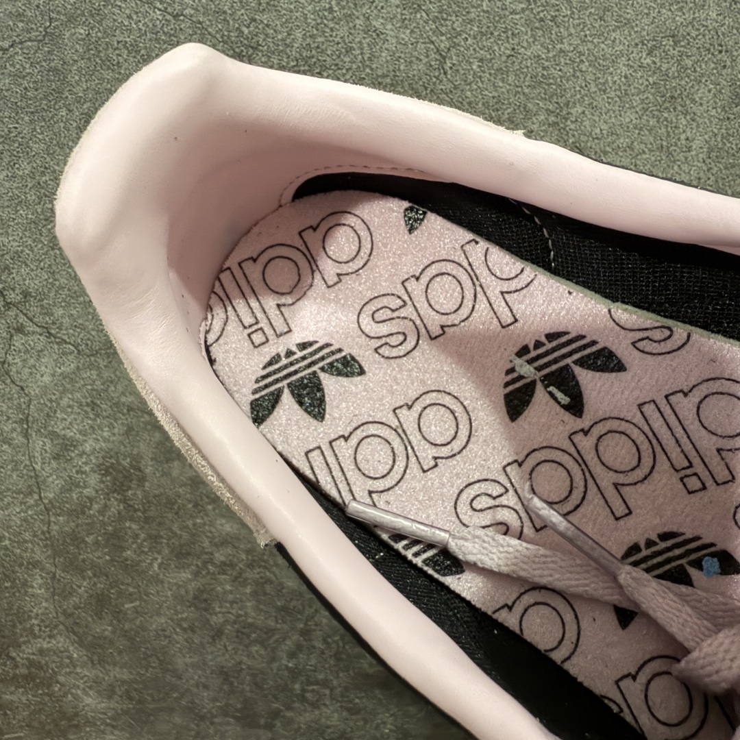 图片[6]-【纯原Top版】Adidas Handball Spezial 阿迪达斯经典款牛皮复古休闲板鞋 黑粉生胶 IF7087 原厂原档案开发出品 皮料切割干净无任何毛边 鞋型细节完美 超高清洁度 市场最高版本 尺码：35.5 36 36.5 37 38 38.5 39 40 40.5 41 42 42.5 43 44 44.5 45-选品中心