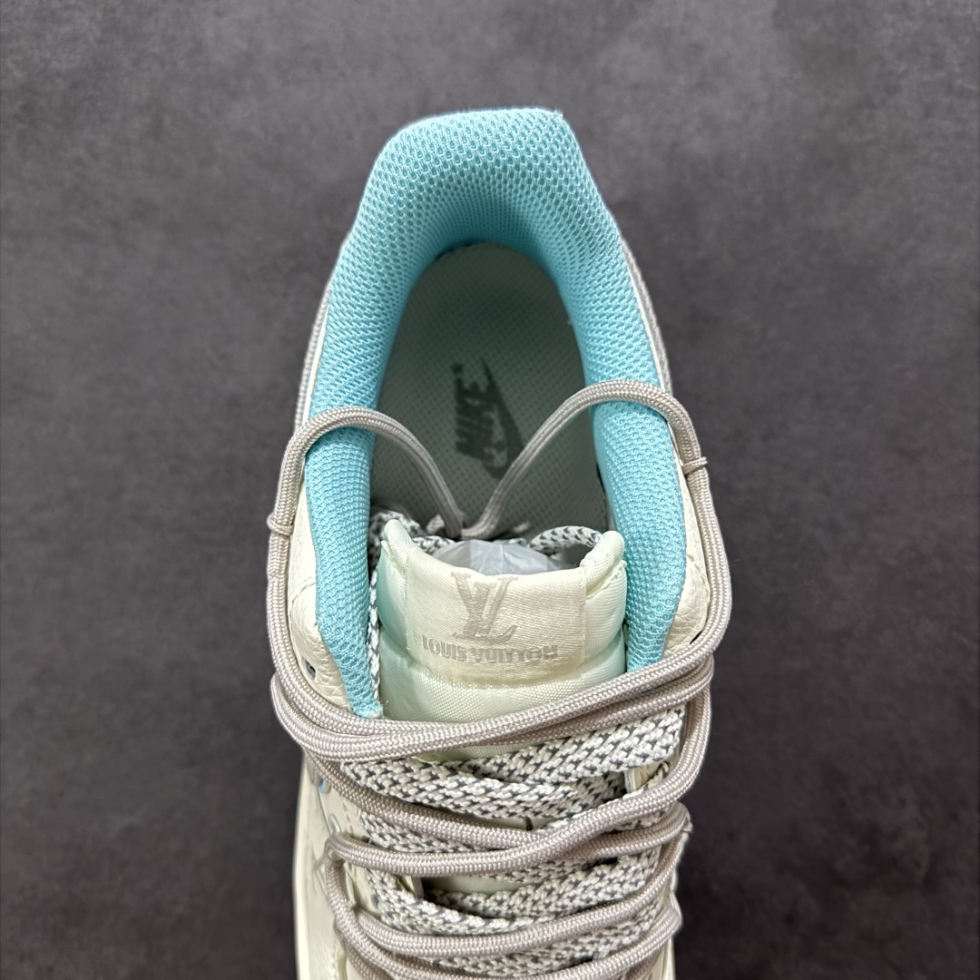 260 【定制版】Nike Air Force 1'07 Low LV联名 米青抽绳 空军一号低帮休闲板鞋 DM6868-095