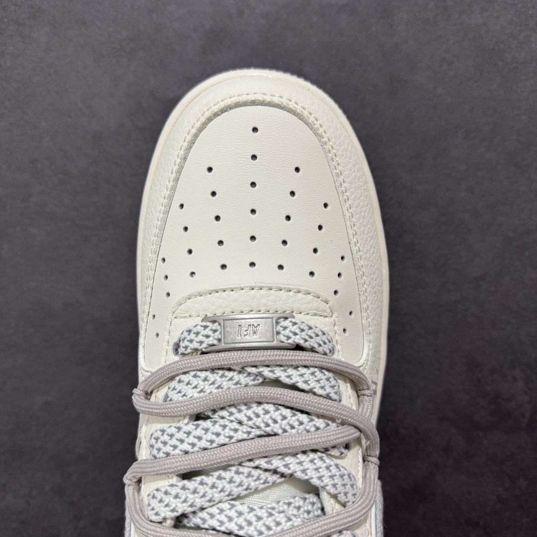 260 【定制版】Nike Air Force 1'07 Low LV联名 米青抽绳 空军一号低帮休闲板鞋 DM6868-095