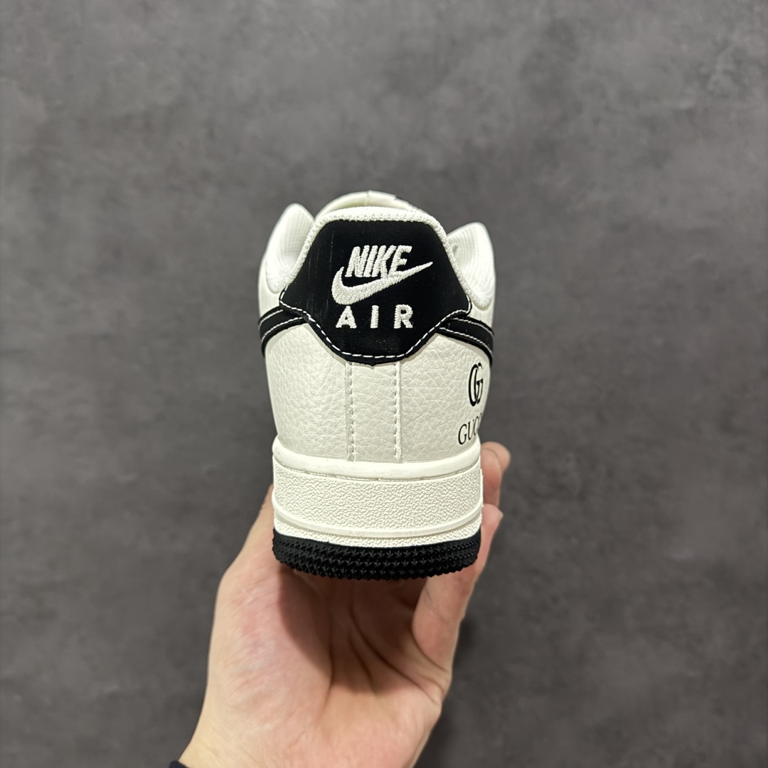 260 【定制版】Nike Air Force 1'07 Low 古驰联名 双拼小黑勾 空军一号低帮休闲板鞋 CS5288-009