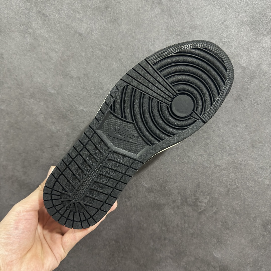 300 【定制版】Travis Scott x Fragment Design x Air Jordan 1 Low OG SP AJ1 斯图西联名 米绿帆布抽绳 低帮文化休闲板鞋 DM6868-102