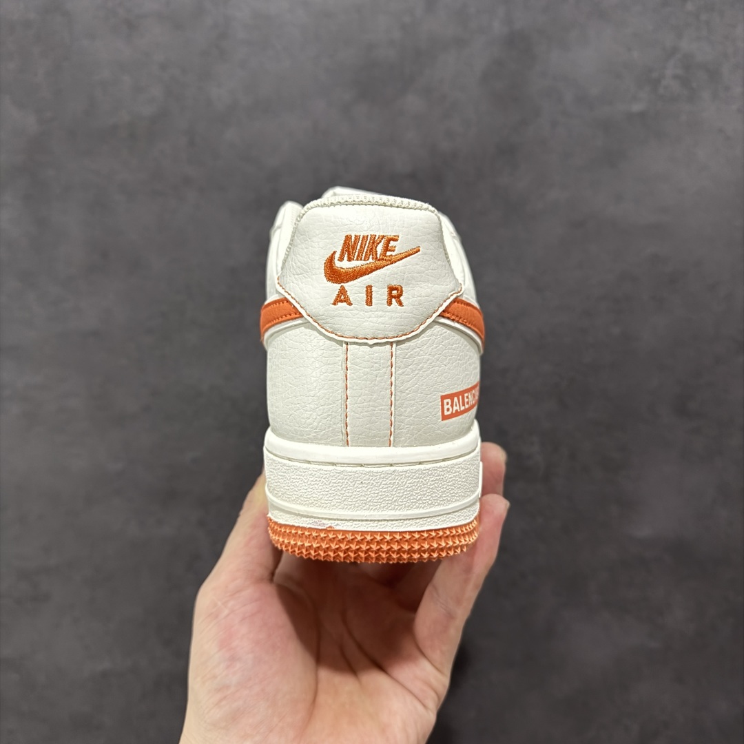 240 【定制版】Nike Air Force 1 Low 07 x Balenciaga 白橙双小勾 FR0538-092