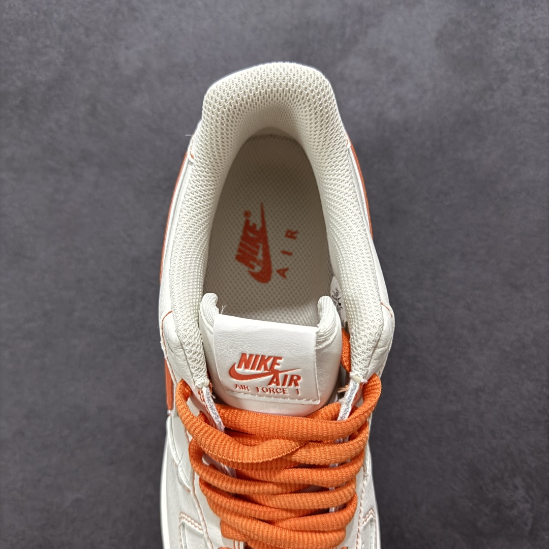 240 【定制版】Nike Air Force 1 Low 07 x Balenciaga 白橙双小勾 FR0538-092