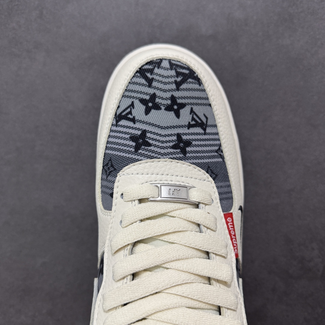 260 【定制版】Nike Air Force 1 Low 07 x Supreme 白黑小勾 BZ68808-108