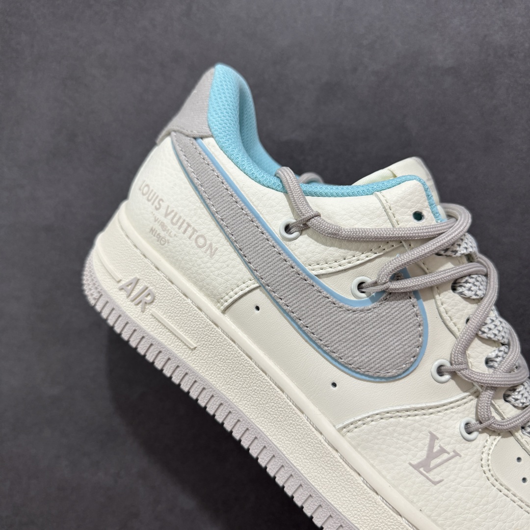 260 【定制版】Nike Air Force 1'07 Low LV联名 米青抽绳 空军一号低帮休闲板鞋 DM6868-095