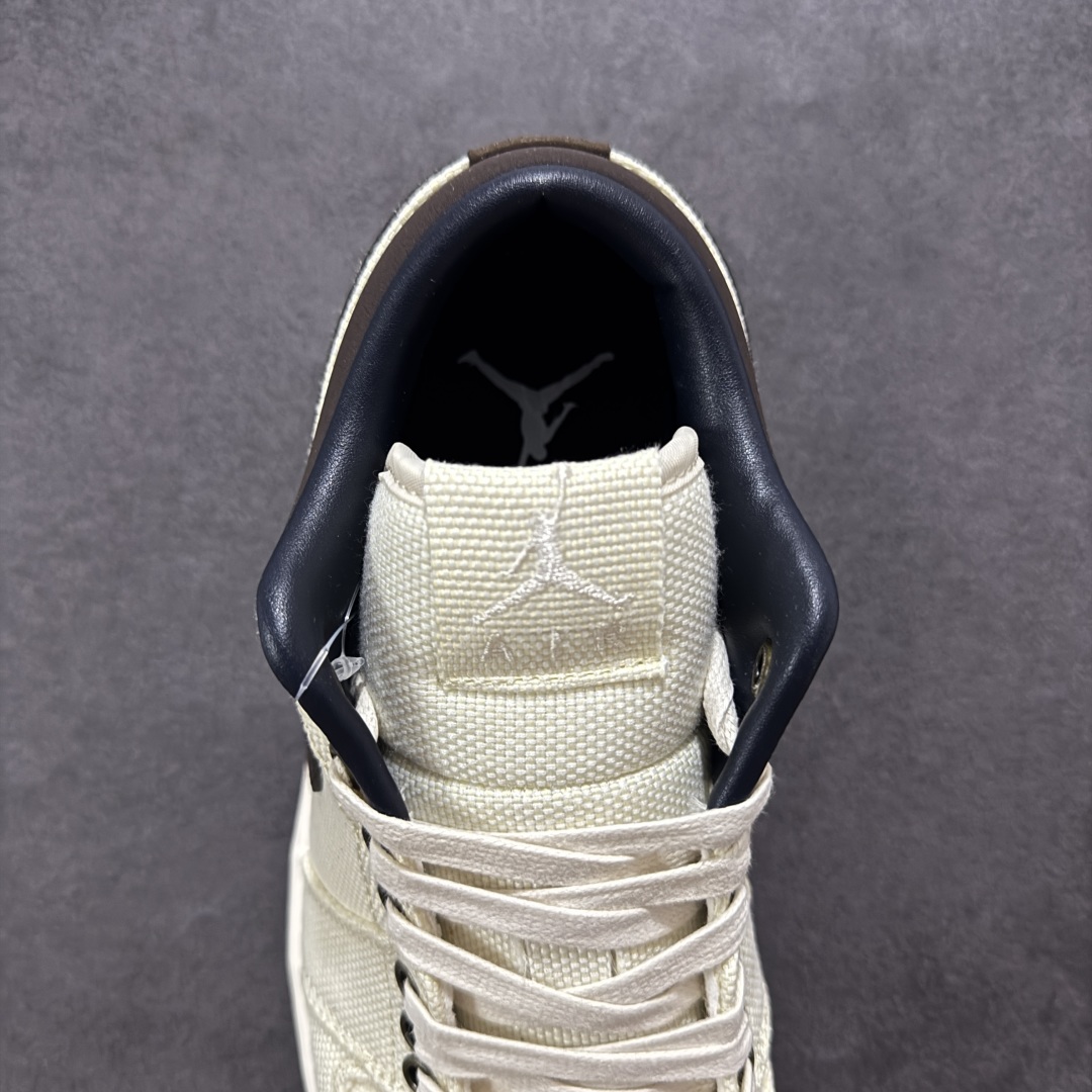 200 【K版】Air Jordan AJ1 Low 低帮 帆布米棕 IB8058-110
