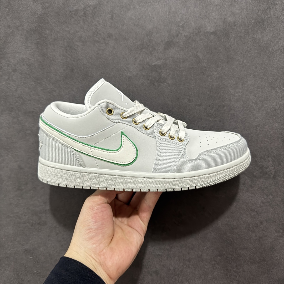200 【K版】Air Jordan AJ1 Low 低帮 灰白绿 IH3369-077