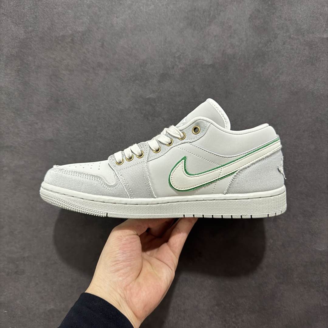 200 【K版】Air Jordan AJ1 Low 低帮 灰白绿 IH3369-077
