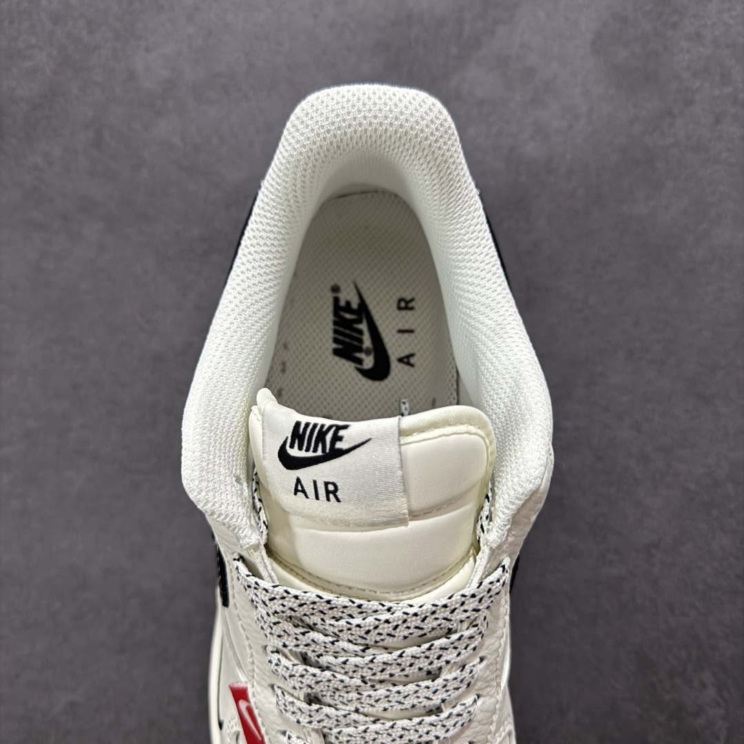 260 【定制版】Nike Air Force 1'07 Low 古驰联名 双拼小黑勾 空军一号低帮休闲板鞋 CS5288-009