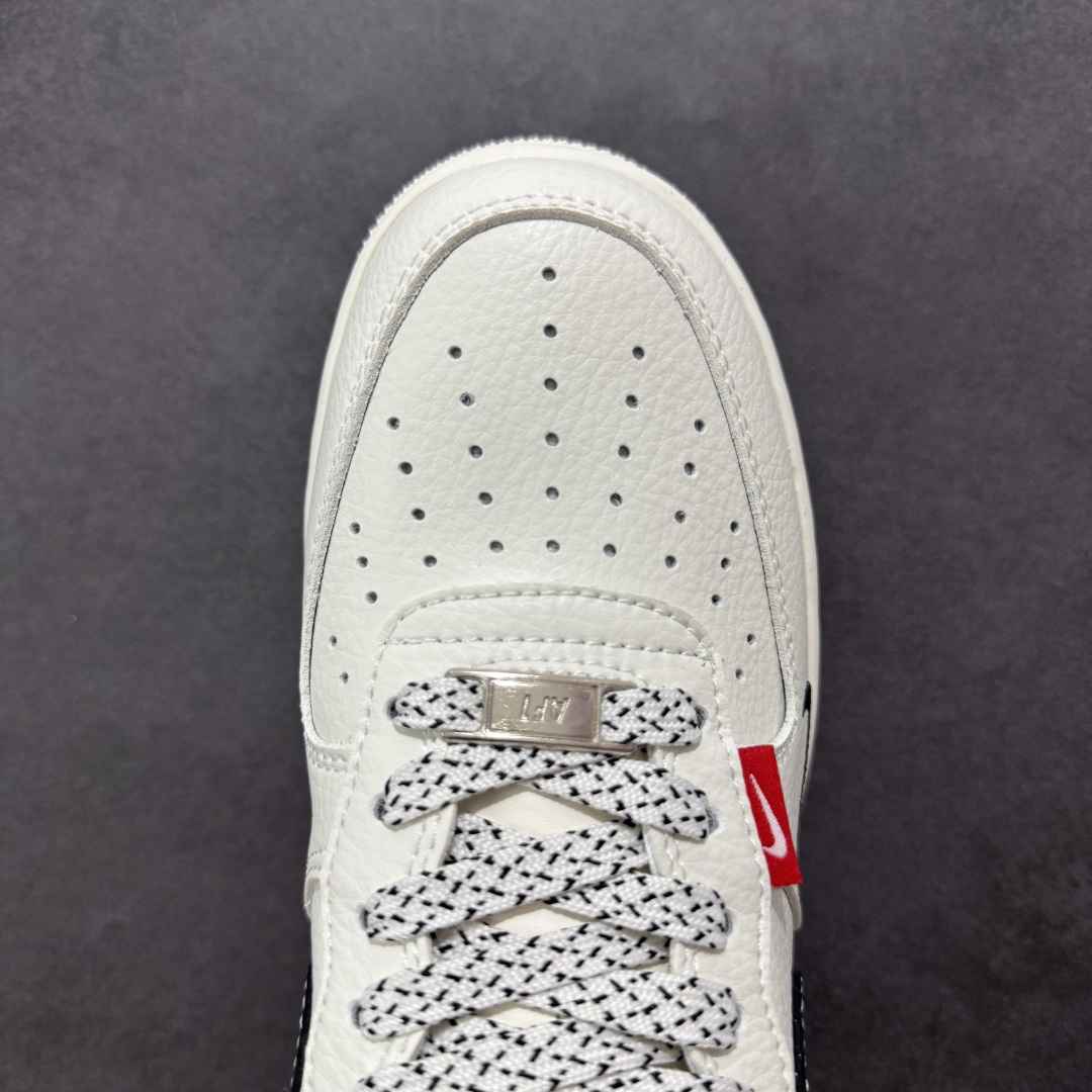 260 【定制版】Nike Air Force 1'07 Low 古驰联名 双拼小黑勾 空军一号低帮休闲板鞋 CS5288-009