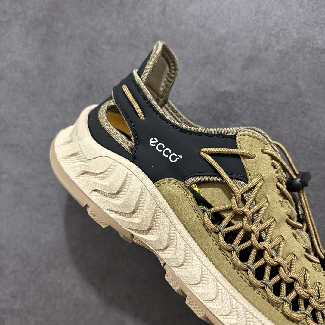 图片[6]-【公司级】2025夏季新款ECCO爱步运动凉鞋男士牛皮舒适沙滩凉鞋 越野系列 便捷松紧带卡扣设计，可自由调节松紧，方便穿脱 鞋面采用ECCO家族工艺牛皮 纹理自然，细腻柔软 橡胶大底，抓地力强，具有良好的耐磨性 感受自然的生命力 追寻户外的热烈与自由 踩出轻盈步调 尺码：39 40 41 42 43 44 （标准码）-选品中心