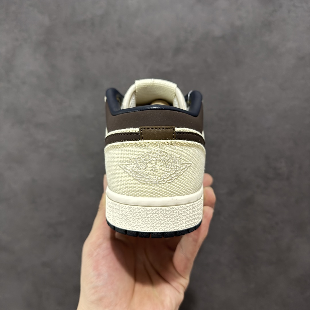 200 【K版】Air Jordan AJ1 Low 低帮 帆布米棕 IB8058-110