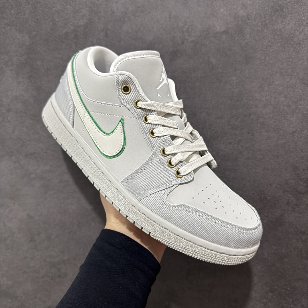200 【K版】Air Jordan AJ1 Low 低帮 灰白绿 IH3369-077