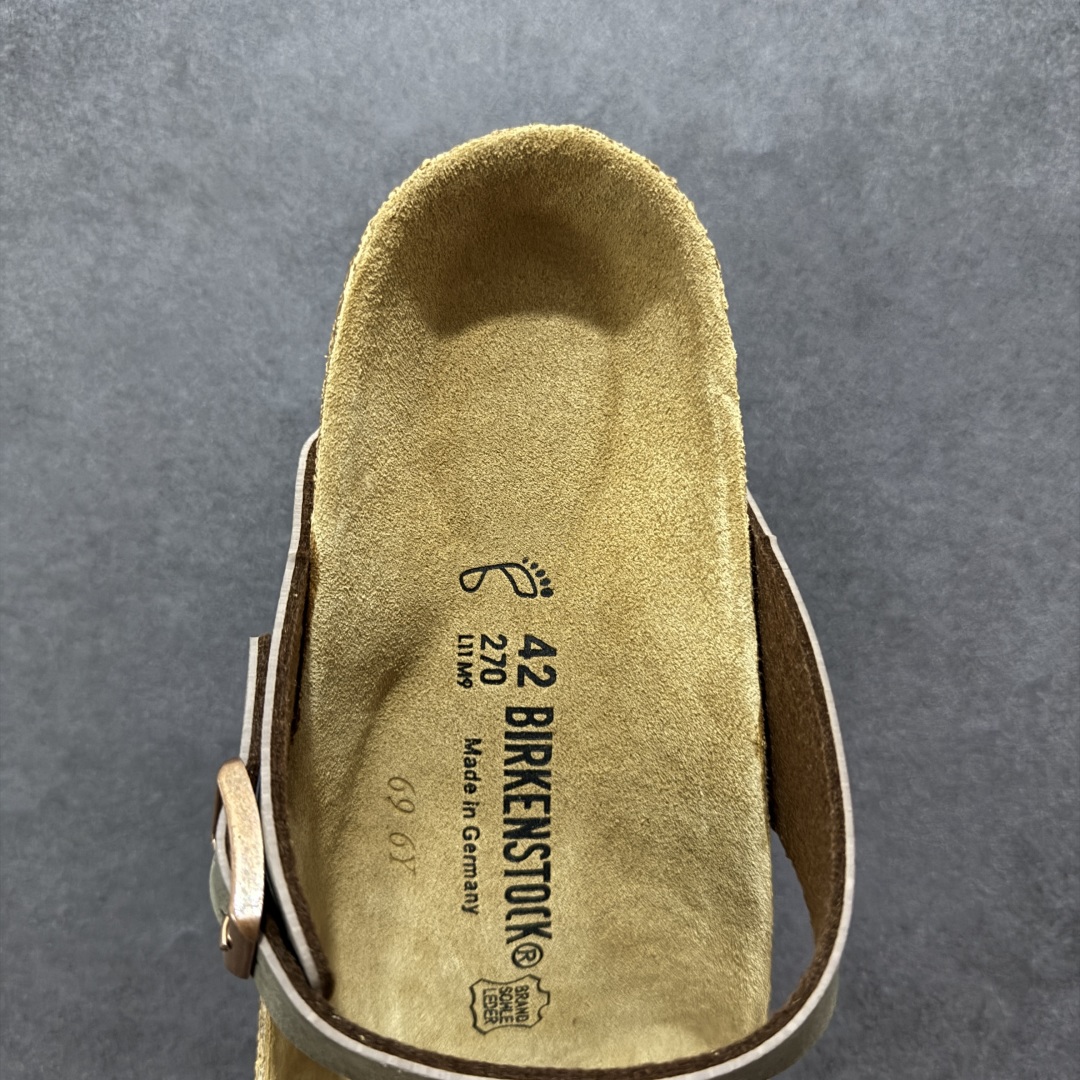 图片[7]-【公司级】博肯 Birkenstock 人字拖鞋 广东原产#德国百年知名鞋履品牌·博肯Birkenstock 勃肯#采用质地柔软牛皮绒面材质#中底搭载缓震软木橡胶 其特有的鞋床设计，贴合脚面穿着舒适 Birkenstock Milano中性软木鞋底经典款式，非常好搭，鞋底结实耐磨，适合夏天。 尺码：35-45(偏大一码)-选品中心