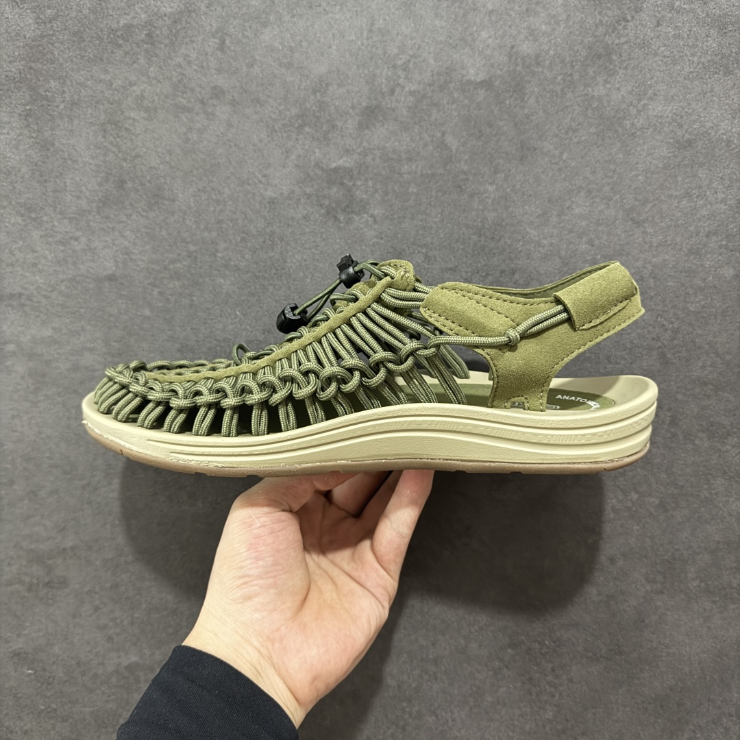 图片[2]-【公司级】人气户外休闲鞋品牌-科恩Keen Uneek Flat-M 平底编织弹力穿搭溯溪涉水休闲户外凉鞋 外贸订单出口品质 采用进口机台编制两根尼龙绳组成鞋面(快干衬里原料!!) 原装轻量级EVA中底缓震材质组合防滑橡胶外底部 夏季潮鞋,文青界的凉鞋至尊 都市机能户外品牌 KEEN 向来积极为其旗下大热鞋款 UNEEK 推出联名款，后跟为全封闭设计，快干衬里，HIGH-TRACTION橡胶外底，及轻量级EVA中底，达到轻量缓震的同时减轻重量。 尺码：36 37 38 40 41 42 43 44 45-选品中心
