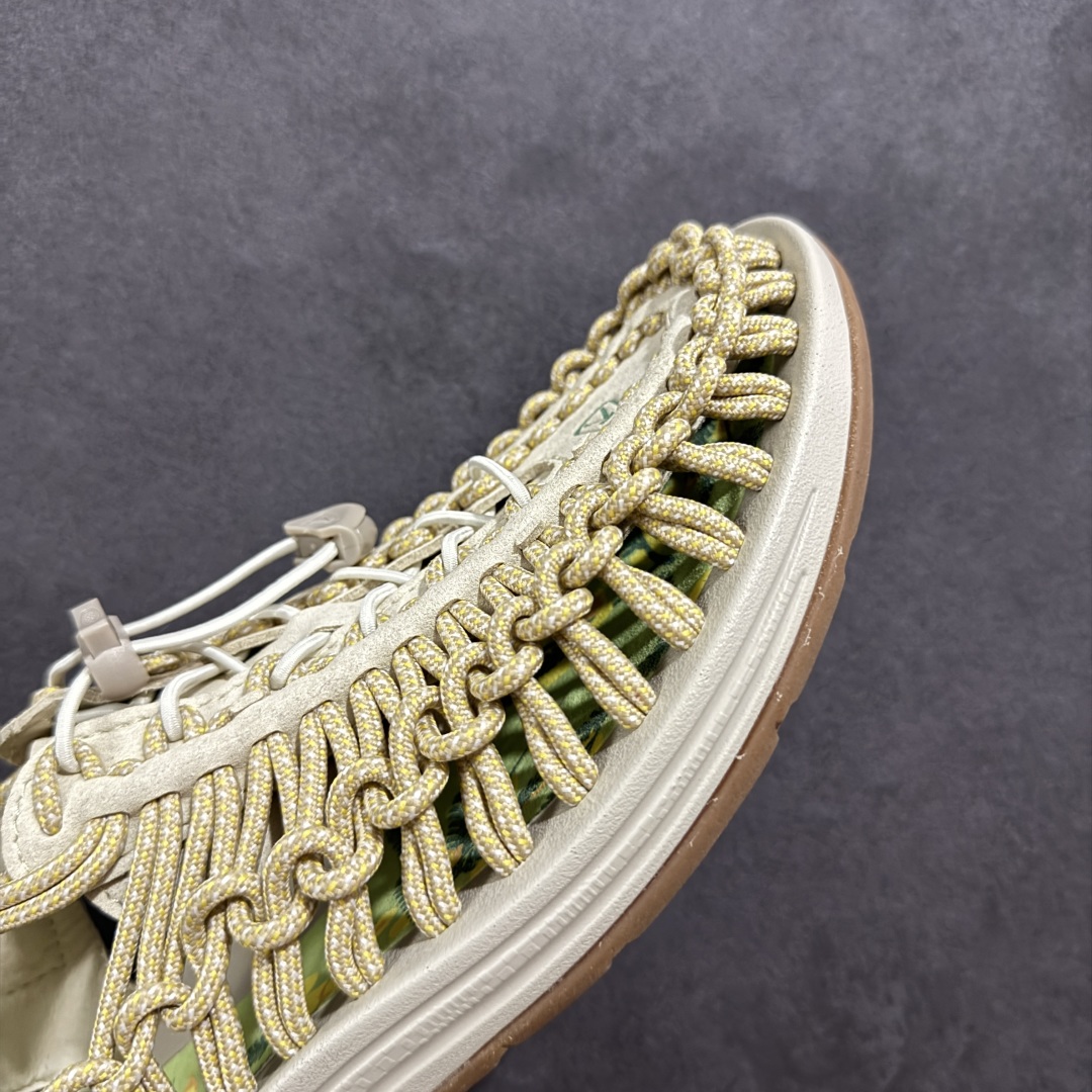 图片[5]-【公司级】人气户外休闲鞋品牌-科恩Keen Uneek Flat-M 平底编织弹力穿搭溯溪涉水休闲户外凉鞋 外贸订单出口品质 采用进口机台编制两根尼龙绳组成鞋面(快干衬里原料!!) 原装轻量级EVA中底缓震材质组合防滑橡胶外底部 夏季潮鞋,文青界的凉鞋至尊 都市机能户外品牌 KEEN 向来积极为其旗下大热鞋款 UNEEK 推出联名款，后跟为全封闭设计，快干衬里，HIGH-TRACTION橡胶外底，及轻量级EVA中底，达到轻量缓震的同时减轻重量。 尺码：36 37 38 40 41 42 43 44 45-选品中心