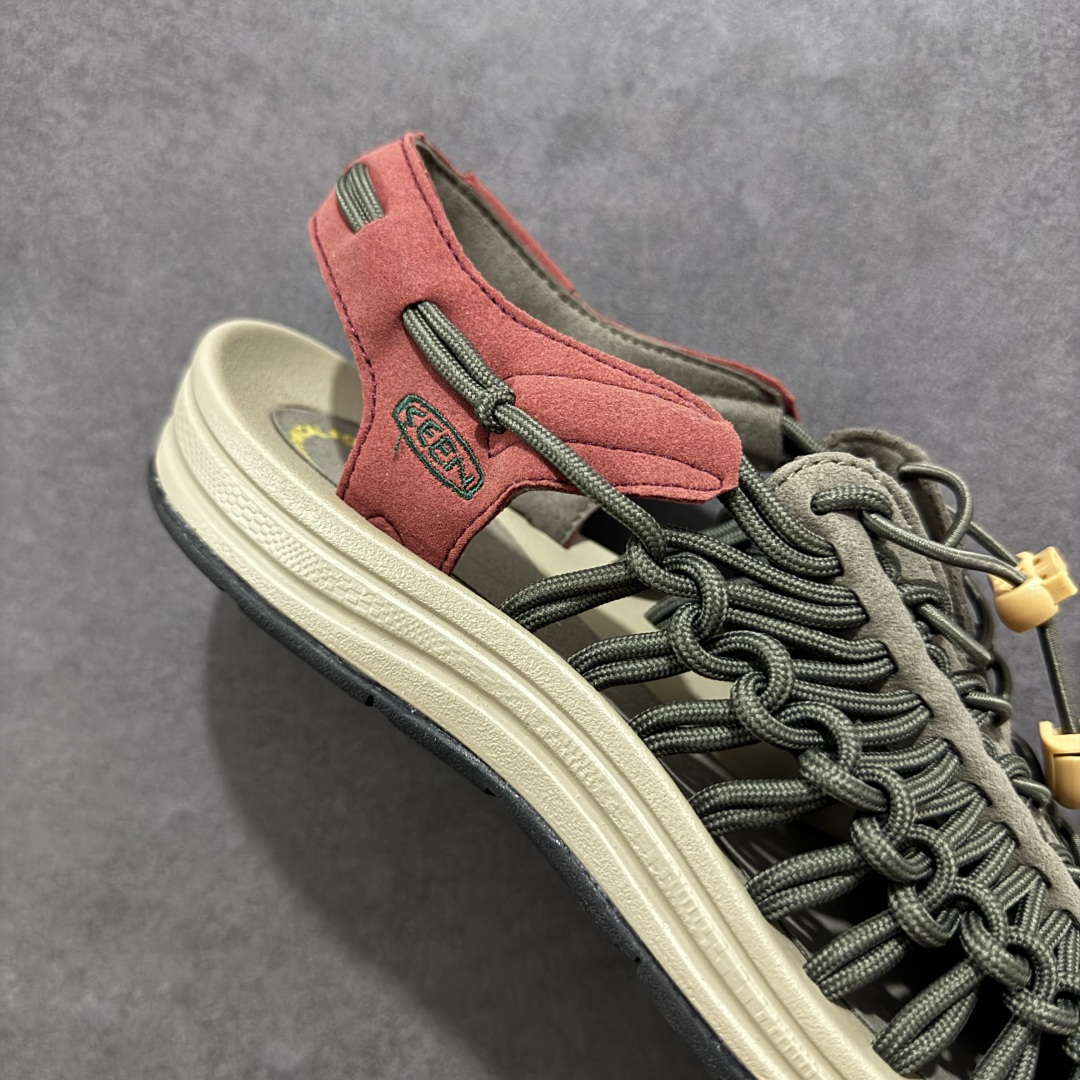 图片[6]-【公司级】人气户外休闲鞋品牌-科恩Keen Uneek Flat-M 平底编织弹力穿搭溯溪涉水休闲户外凉鞋 外贸订单出口品质 采用进口机台编制两根尼龙绳组成鞋面(快干衬里原料!!) 原装轻量级EVA中底缓震材质组合防滑橡胶外底部 夏季潮鞋,文青界的凉鞋至尊 都市机能户外品牌 KEEN 向来积极为其旗下大热鞋款 UNEEK 推出联名款，后跟为全封闭设计，快干衬里，HIGH-TRACTION橡胶外底，及轻量级EVA中底，达到轻量缓震的同时减轻重量。 尺码：36 37 38 40 41 42 43 44 45-选品中心