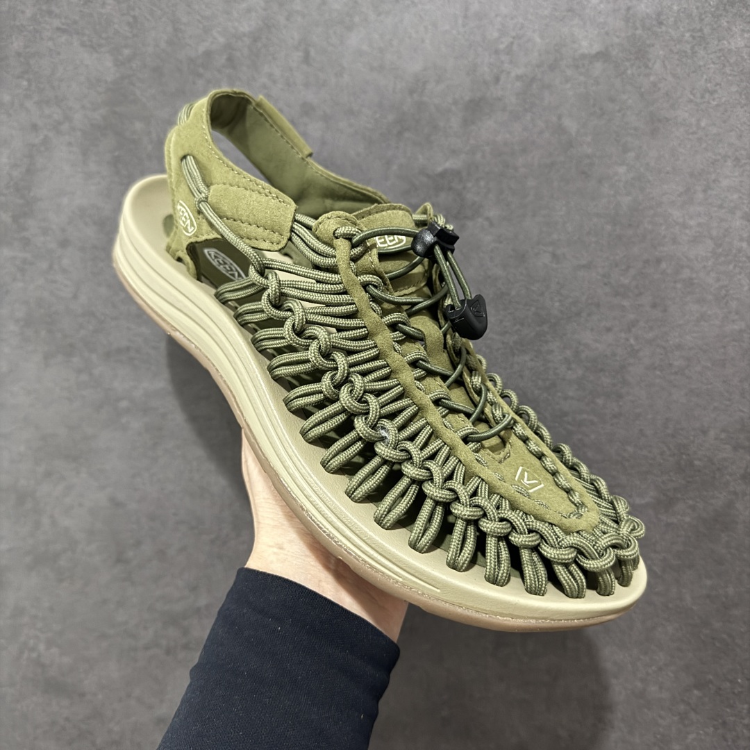 图片[3]-【公司级】人气户外休闲鞋品牌-科恩Keen Uneek Flat-M 平底编织弹力穿搭溯溪涉水休闲户外凉鞋 外贸订单出口品质 采用进口机台编制两根尼龙绳组成鞋面(快干衬里原料!!) 原装轻量级EVA中底缓震材质组合防滑橡胶外底部 夏季潮鞋,文青界的凉鞋至尊 都市机能户外品牌 KEEN 向来积极为其旗下大热鞋款 UNEEK 推出联名款，后跟为全封闭设计，快干衬里，HIGH-TRACTION橡胶外底，及轻量级EVA中底，达到轻量缓震的同时减轻重量。 尺码：36 37 38 40 41 42 43 44 45-选品中心