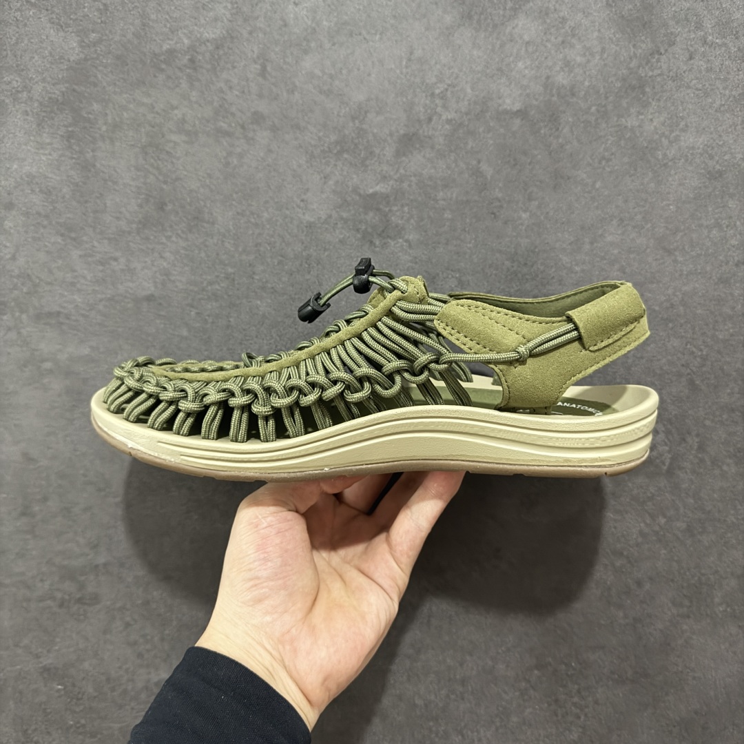 图片[2]-【公司级】人气户外休闲鞋品牌-科恩Keen Uneek Flat-M 平底编织弹力穿搭溯溪涉水休闲户外凉鞋 外贸订单出口品质 采用进口机台编制两根尼龙绳组成鞋面(快干衬里原料!!) 原装轻量级EVA中底缓震材质组合防滑橡胶外底部 夏季潮鞋,文青界的凉鞋至尊 都市机能户外品牌 KEEN 向来积极为其旗下大热鞋款 UNEEK 推出联名款，后跟为全封闭设计，快干衬里，HIGH-TRACTION橡胶外底，及轻量级EVA中底，达到轻量缓震的同时减轻重量。 尺码：36 37 38 40 41 42 43 44 45-选品中心
