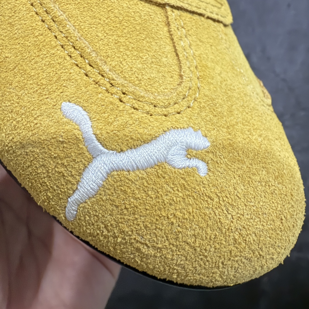 图片[5]-【CS纯原版】Puma Speedcat OG Sparco 彪马罗马阿莫尔系列 复古运动休闲赛车跑鞋 粉白 市场第一梯队品质 版型 细节 烫金走线 完全碾压市场任意版本 欢迎对比🆚 工厂耗时3个月开发 原装档案原数据纸版楦型 采用固色翻毛皮鞋面材质(正确二次成型\’猛帮\’成型工艺🆚区别市面版本!!) 外置原数据开发轻量耐磨橡胶大底💪🏻 全球知名运动品牌PUMA宝马赛车系列 融合了宝马车队的标志性配色 以趣味十足又前卫复古的设计引领潮流 将赛道精神融入街头时尚 开启前卫竞速之旅 主打前卫复古风 Roma鞋款的鞋侧以复古的流线造型 缀以宝马经典Logo 巧妙吸睛 而Speedcat鞋款以亮眼三色条纹元素缀以舒适鞋面 赋予了独特的个性美学 演绎赛车的无尽能量 货号：398846-06 尺码：35-45-选品中心