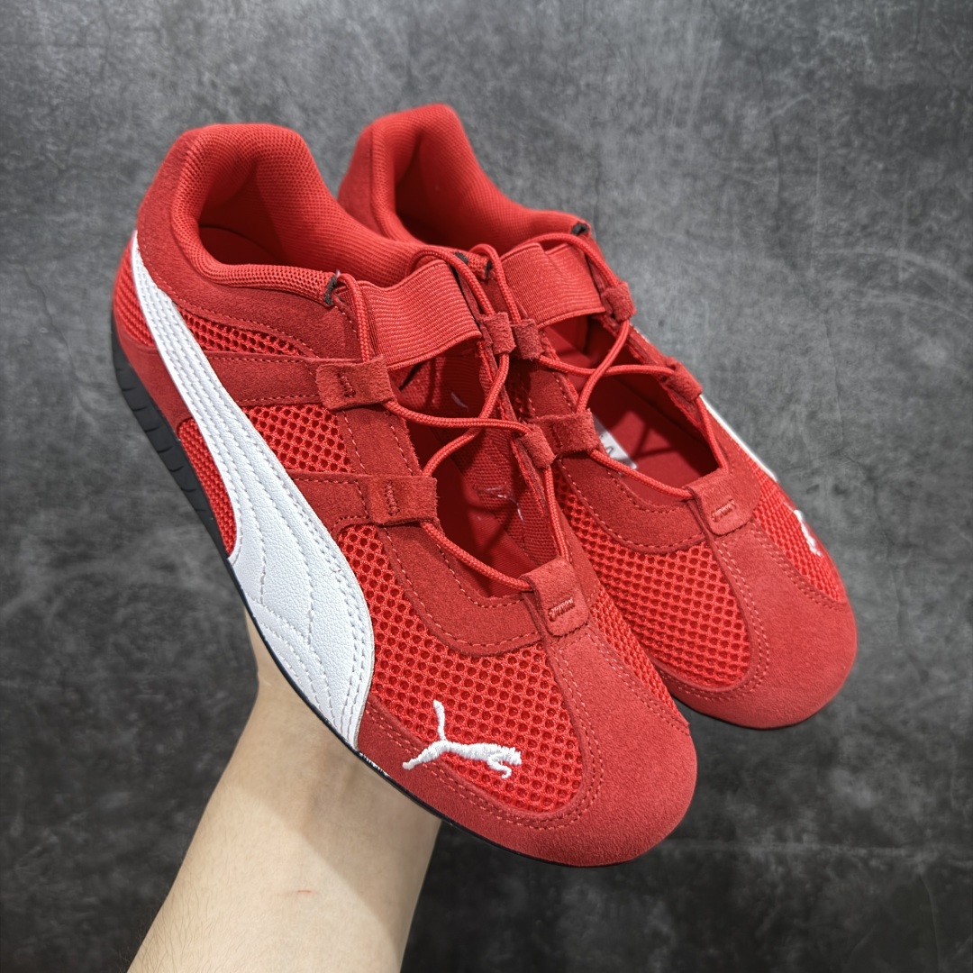 【渠道纯原版】彪马PUMA Speedcat Go 薄底鞋 柔软舒适防滑耐磨低帮生活休闲鞋 403589 02 市面最高版本没有之一 原版开发 细节版型清洁度 区别市场通货 赛车鞋鞋型 弹力绑带 翻毛皮拼接网面 舒适透气 高品质 高颜值 上脚完美 尺码:35.5 36 37 37.5 38 38.5 39 40-选品中心