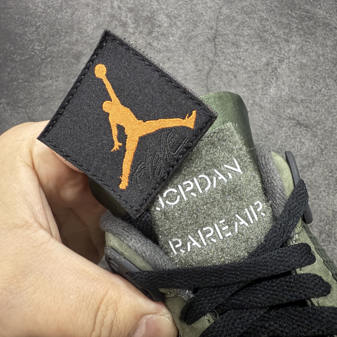 图片[6]-【原厂版本】UNDEFEATED x Jordan Air Jordan 4 AJ4舒适百搭 防滑耐磨 中帮 复古篮球鞋 男款 绿黑 IB1519-200 全新升级改良 原鞋原楦原纸板同源开发 完美呈现乔4的版型 内侧正确双色网格 还原细节 原厂皮料 正确气垫颜色 正确网格工艺 正确拉帮工艺 全鞋原装材料制作 原档案原模具打造 支持全方位与正品对比 尺码：40 40.5 41 42 42.5 43 44 44.5 45 46 47.5-选品中心