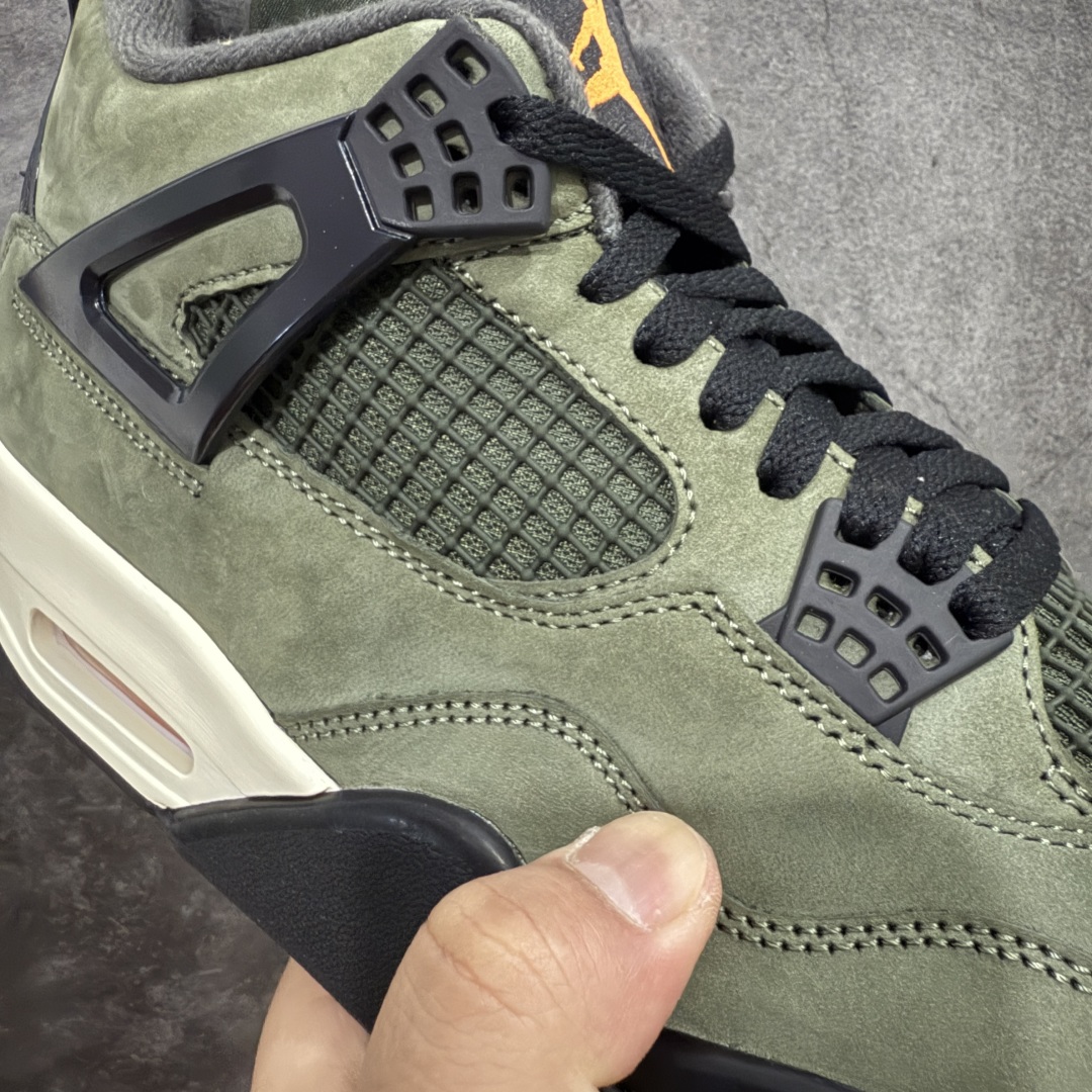 图片[4]-【原厂版本】UNDEFEATED x Jordan Air Jordan 4 AJ4舒适百搭 防滑耐磨 中帮 复古篮球鞋 男款 绿黑 IB1519-200 全新升级改良 原鞋原楦原纸板同源开发 完美呈现乔4的版型 内侧正确双色网格 还原细节 原厂皮料 正确气垫颜色 正确网格工艺 正确拉帮工艺 全鞋原装材料制作 原档案原模具打造 支持全方位与正品对比 尺码：40 40.5 41 42 42.5 43 44 44.5 45 46 47.5-选品中心