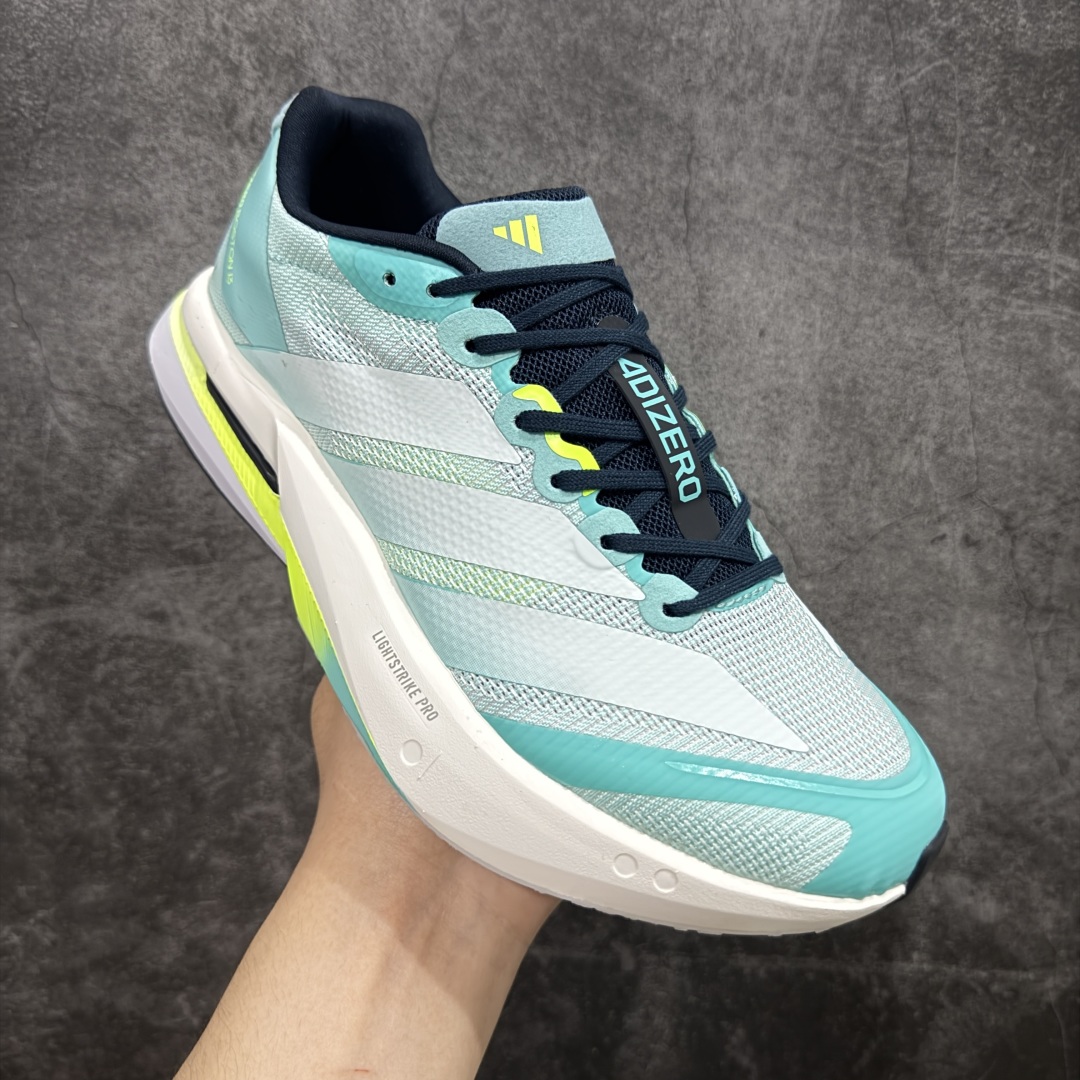 【纯原版】Ad Adizero Boston 13 阿迪马拉松系列超轻防滑训练跑步运动鞋 JS4945
