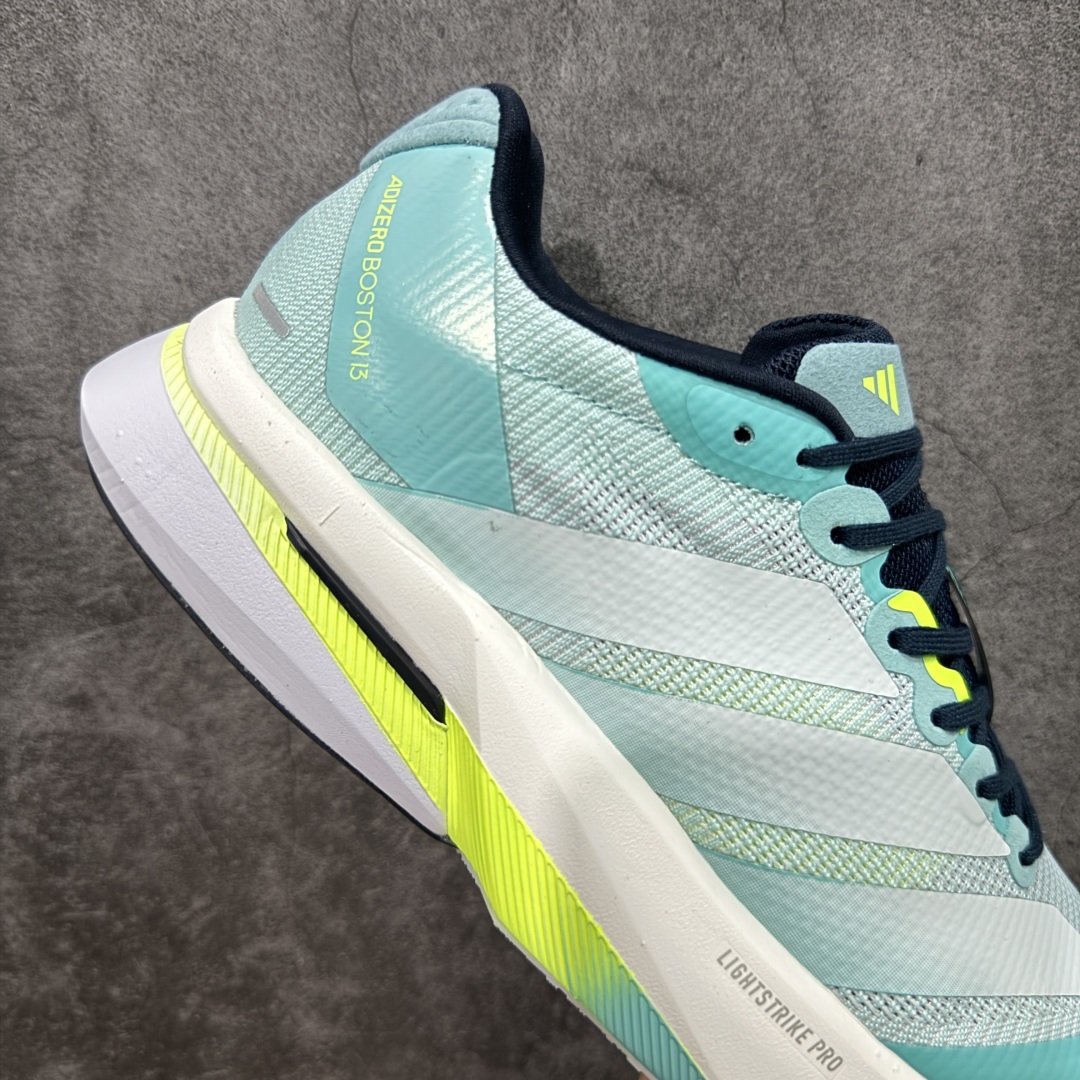 【纯原版】Ad Adizero Boston 13 阿迪马拉松系列超轻防滑训练跑步运动鞋 JS4945