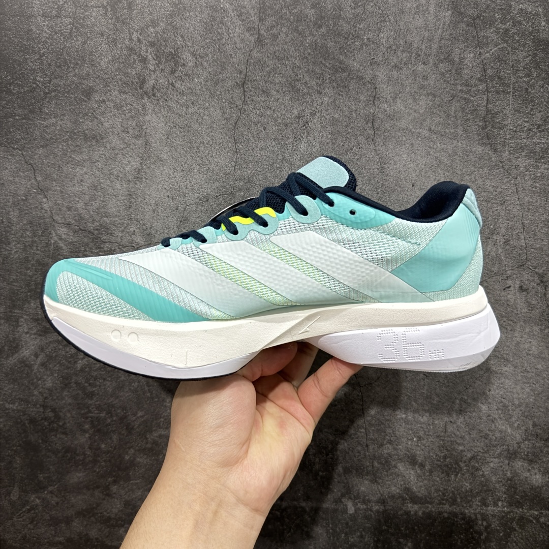 【纯原版】Ad Adizero Boston 13 阿迪马拉松系列超轻防滑训练跑步运动鞋 JS4945