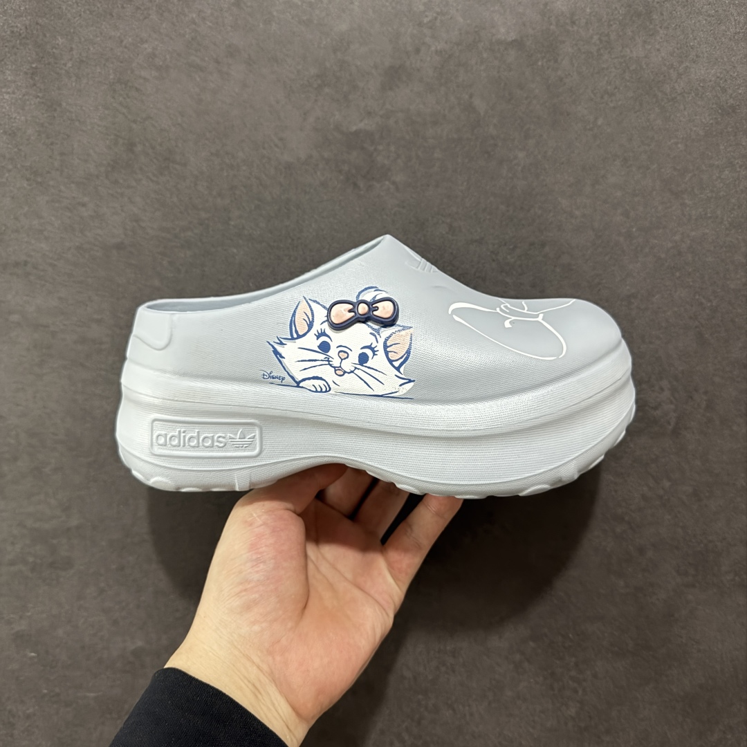 【cs版本】AD Adifom Stan Smith Platform Mule史密斯原型改良系列穆勒风松糕厚底休闲包头露跟凉鞋式拖鞋 迪士尼 猫儿历险记 厨师鞋丑萌爆红!厚底大头造型超可爱! #男女鞋升级原楦原数据工程力学开发版型 #超轻耐磨一体式MD泡沫鞋身 #内嵌厚实内嵌欧索莱环保鞋垫 #半包覆鞋面组合弹力厚底 尺码:36 37 38 39 40 41 42 43 44 45-选品中心