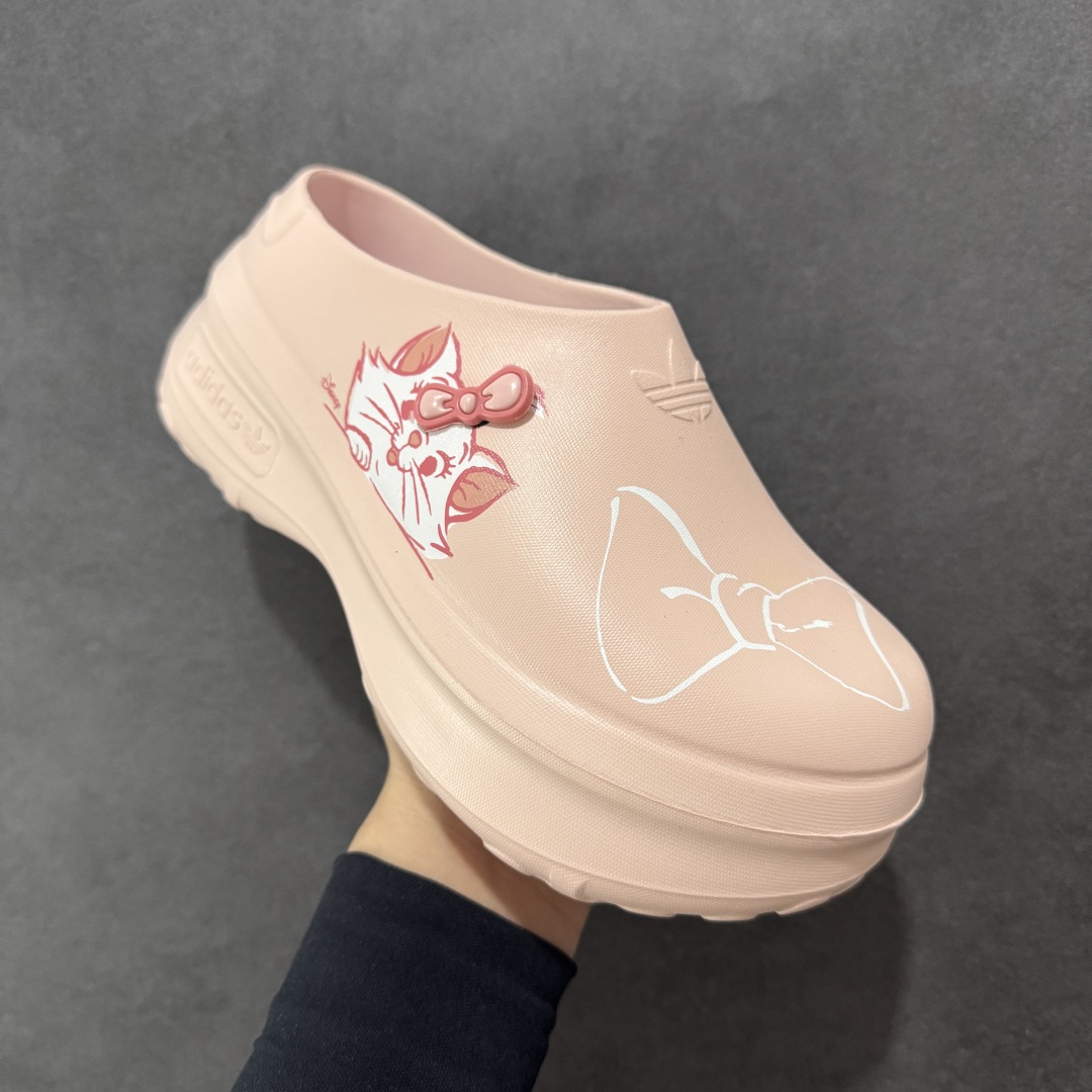 【cs版本】AD Adifom Stan Smith Platform Mule史密斯原型改良系列穆勒风松糕厚底休闲包头露跟凉鞋式拖鞋