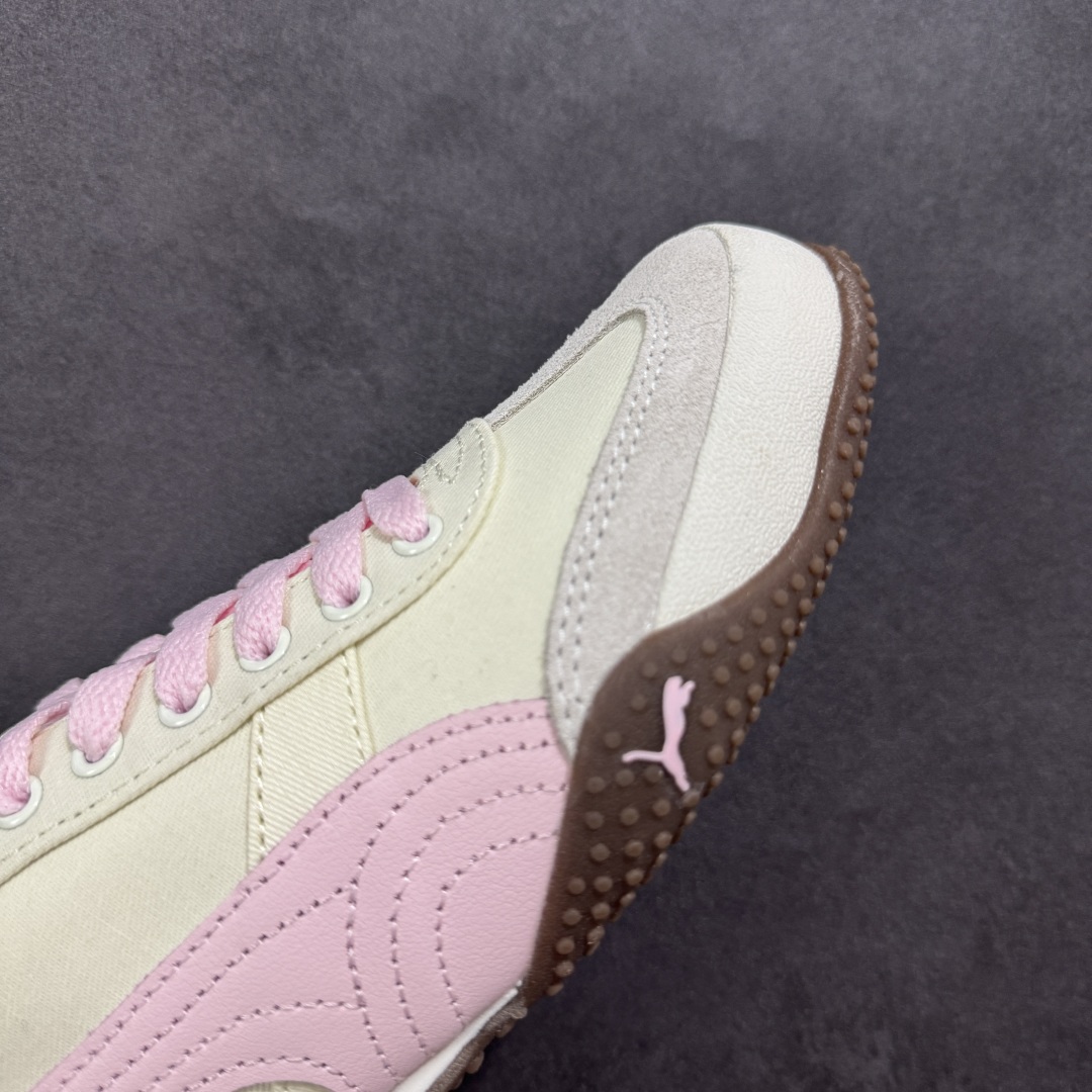 图片[5]-【纯原神版】PUMA Bella UT 彪马 徐梦洁同款舒适男女低帮生活休闲德训薄底鞋 货孔眼底座和脚趾凸起由绒面革材料制成 支持侧踏时的踏步工作 脚背和侧板采用尼龙网布 即使在健身房等使用环境中也能确保透气性 像吸盘一样的设计是为了提高体育馆表面的抓地力性能 货号： 403492-02 尺码： 35.5 36 36.5 37.5 38 38.5 39 40-选品中心