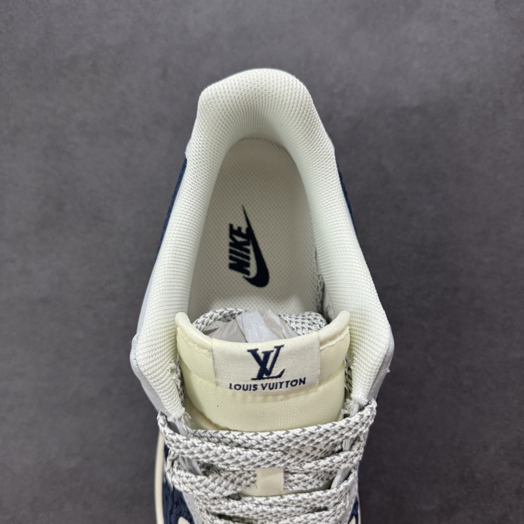 【定制版】Nike Air Force 1 Low 07 x Louis Vuitton 蓝白灰满天星 JJ2508-701