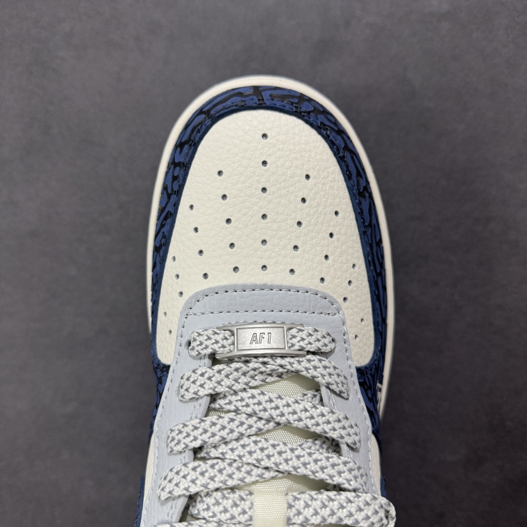 【定制版】Nike Air Force 1 Low 07 x Louis Vuitton 蓝白灰满天星 JJ2508-701
