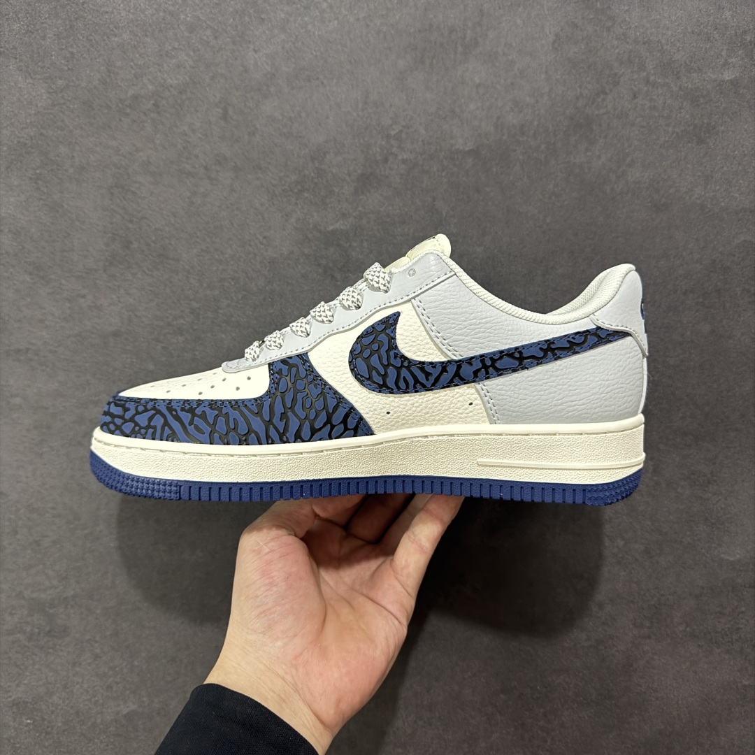 【定制版】Nike Air Force 1 Low 07 x Louis Vuitton 蓝白灰满天星 JJ2508-701