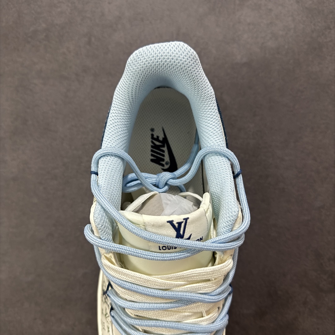 【定制版】Nike Air Force 1 Low 07 x Louis Vuitton 白蓝 DM6868-096