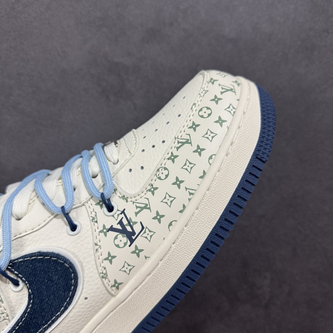 【定制版】Nike Air Force 1 Low 07 x Louis Vuitton 白蓝 DM6868-096