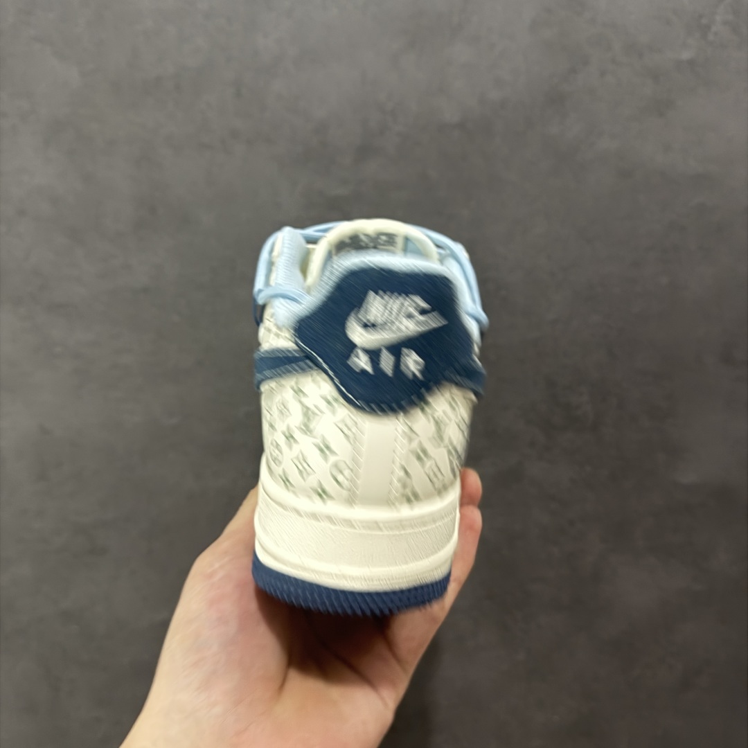 【定制版】Nike Air Force 1 Low 07 x Louis Vuitton 白蓝 DM6868-096