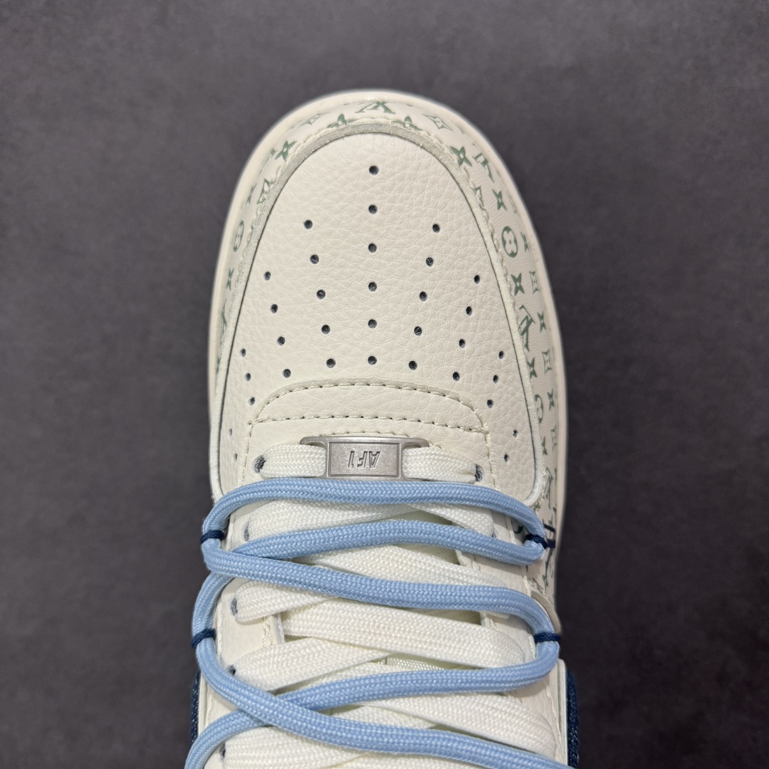 【定制版】Nike Air Force 1 Low 07 x Louis Vuitton 白蓝 DM6868-096