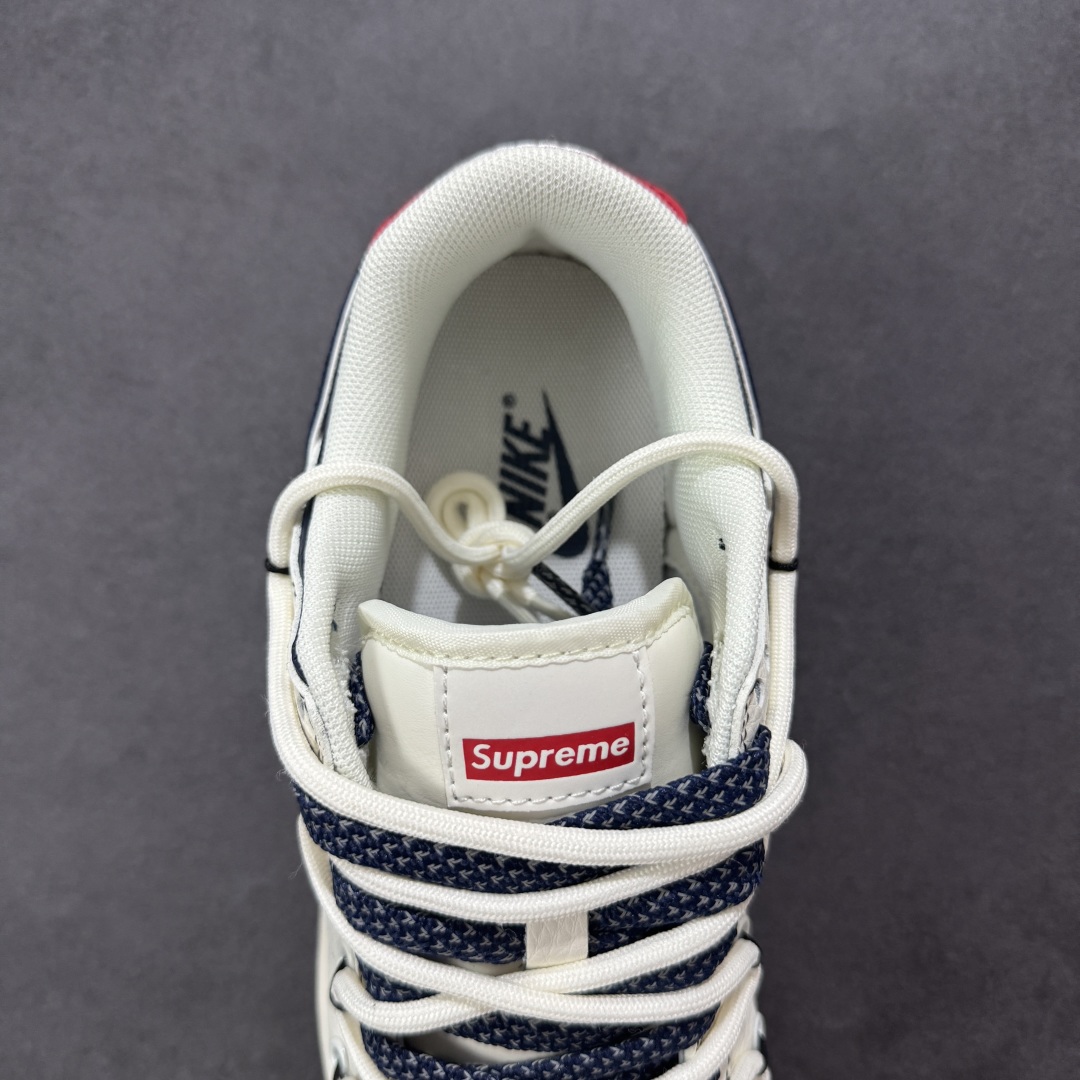 300 【定制版】Nike SB Dunk Low Sup联名 绑带蓝勾 周年高端定制 低帮休闲板鞋 FC1688-217