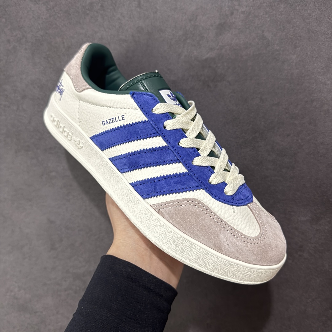 【定制版】AD Originals Gazelle INdoor x Stussy 三叶草休闲防滑耐磨低帮板鞋 DD6601