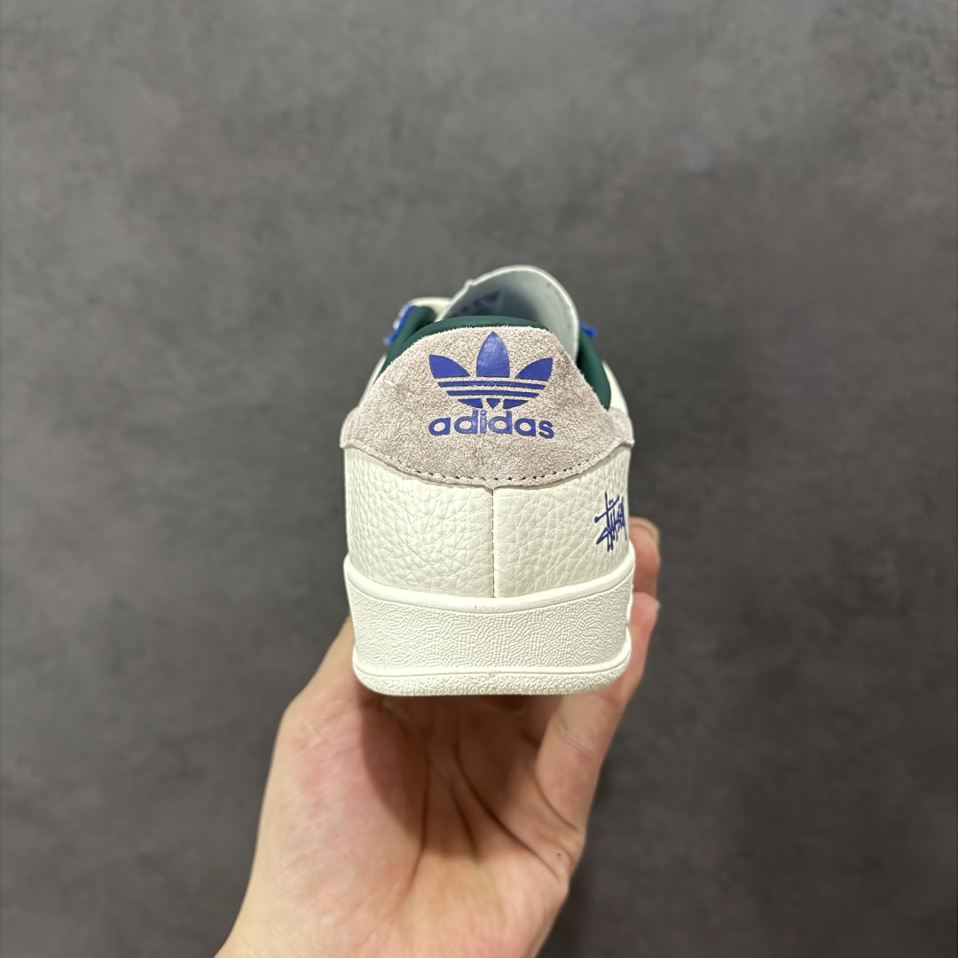 【定制版】AD Originals Gazelle INdoor x Stussy 三叶草休闲防滑耐磨低帮板鞋 DD6601