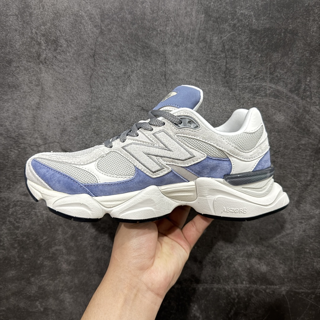 260 【纯原版】 New Balance NB9060 联名款 复古休闲运动慢跑鞋 白蓝色 U9060JBA