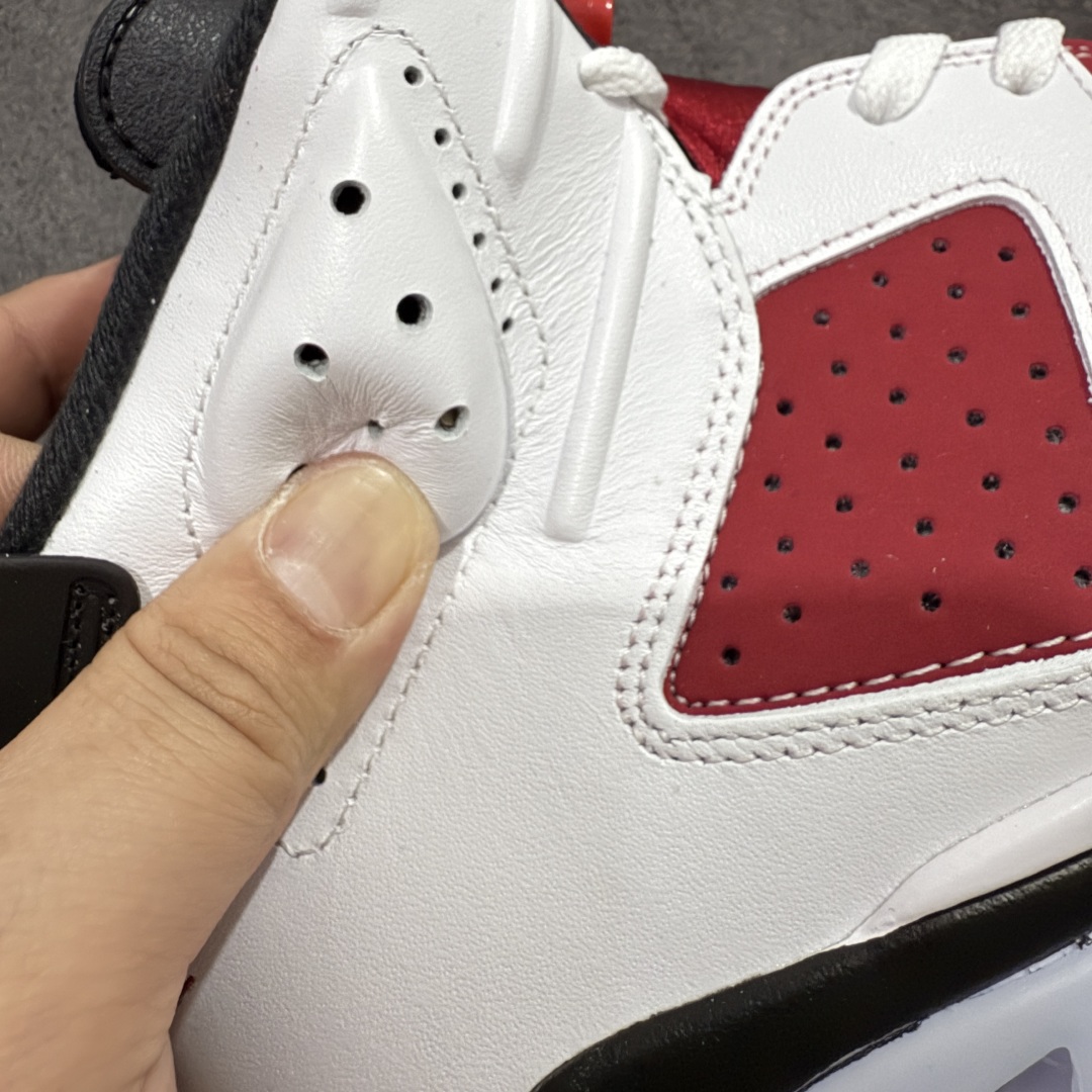 图片[2]-【原厂版本】 Air Jordan AJ6 Retro 胭脂红 白红 CT8529-106 原楦原纸板 正品既视感十足‼️ 采购原厂皮料 到手可放心比对原鞋 上脚百分百充当正品驾驭 真正原装公司级完美鞋型 一切细节实拍所见所得！纸板中底、钢印 完美版型 一应俱全外贸专供 发国外寄售可稳妥充正操作 尺码：40 40.5 41 42 42.5 43 44 44.5 45 46 47.5-选品中心
